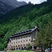 Spain - Pyrenees - Parador de Bielsa - one of the Spanish Paradors Paradores